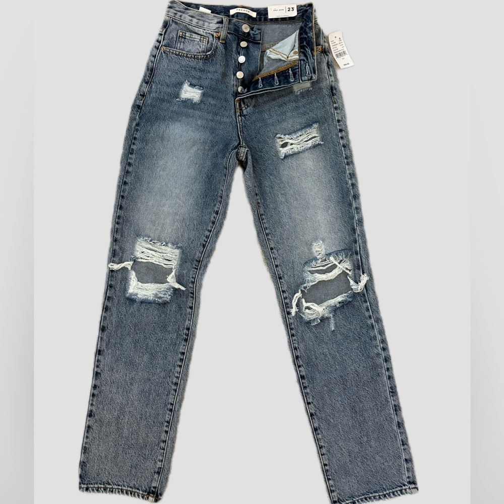 PacSun Straight Leg Jeans - Distressed Denim